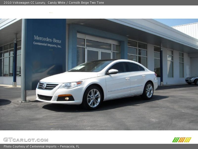 Candy White / Cornsilk Beige Two Tone 2010 Volkswagen CC Luxury