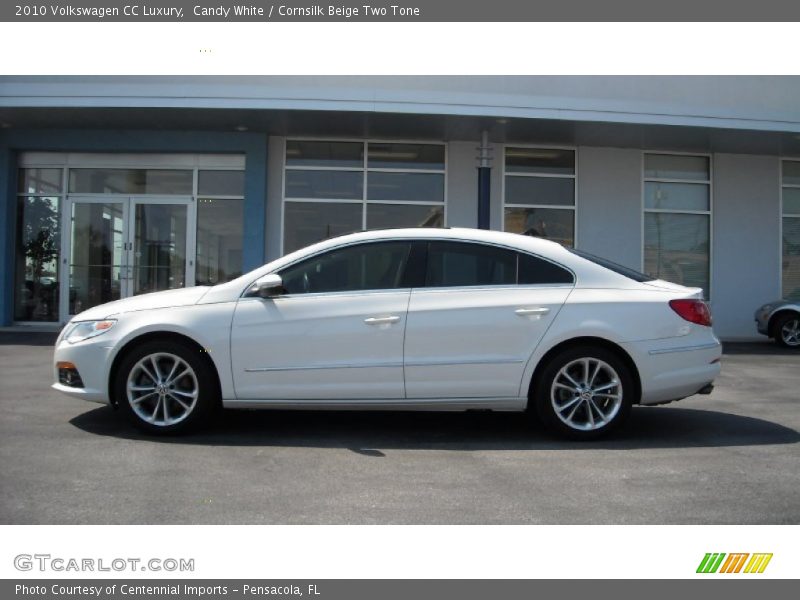 Candy White / Cornsilk Beige Two Tone 2010 Volkswagen CC Luxury