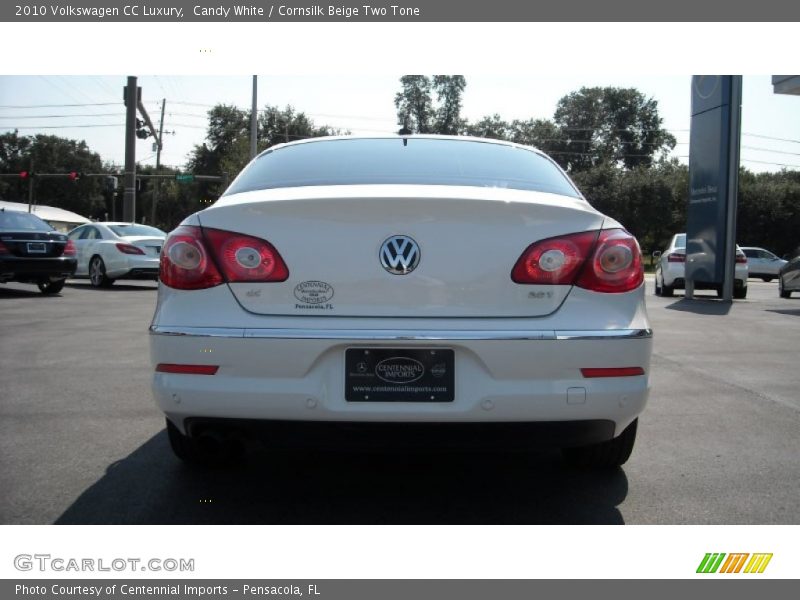 Candy White / Cornsilk Beige Two Tone 2010 Volkswagen CC Luxury