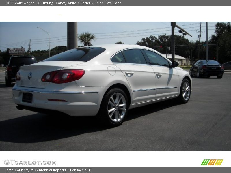 Candy White / Cornsilk Beige Two Tone 2010 Volkswagen CC Luxury