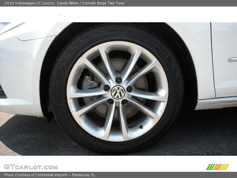 Candy White / Cornsilk Beige Two Tone 2010 Volkswagen CC Luxury