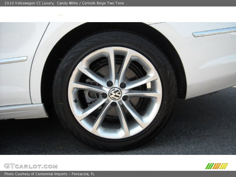 Candy White / Cornsilk Beige Two Tone 2010 Volkswagen CC Luxury