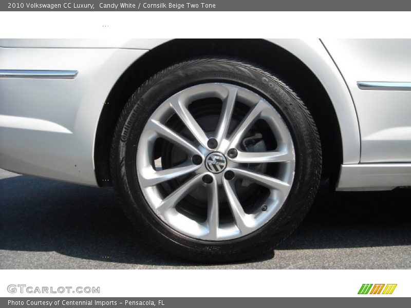 Candy White / Cornsilk Beige Two Tone 2010 Volkswagen CC Luxury