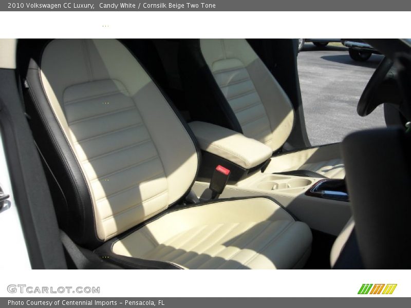 Candy White / Cornsilk Beige Two Tone 2010 Volkswagen CC Luxury