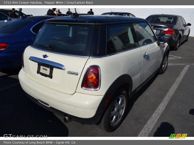 Pepper White / Grey/Carbon Black 2010 Mini Cooper Hardtop