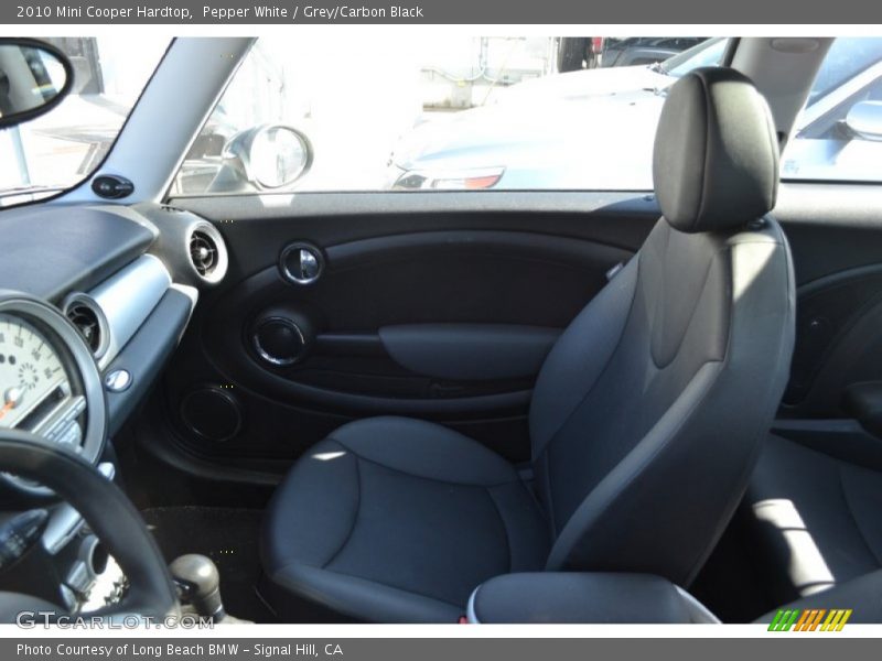 Pepper White / Grey/Carbon Black 2010 Mini Cooper Hardtop