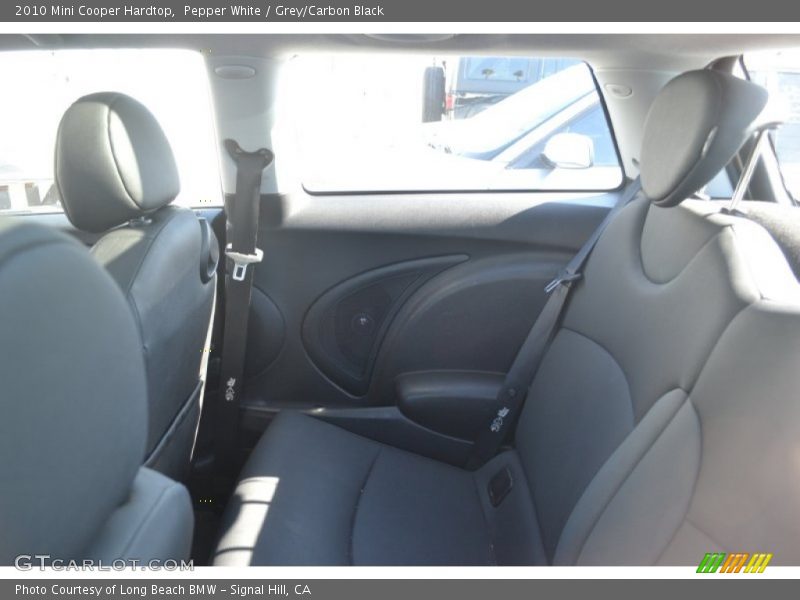 Pepper White / Grey/Carbon Black 2010 Mini Cooper Hardtop
