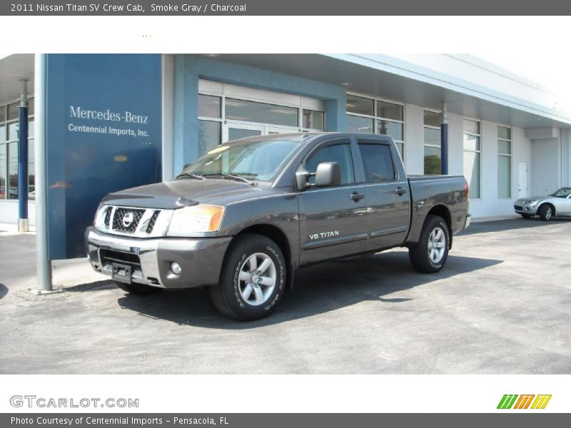 Smoke Gray / Charcoal 2011 Nissan Titan SV Crew Cab