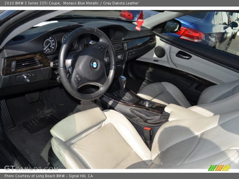 Monaco Blue Metallic / Gray Dakota Leather 2010 BMW 3 Series 335i Coupe