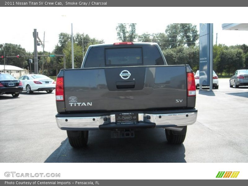 Smoke Gray / Charcoal 2011 Nissan Titan SV Crew Cab