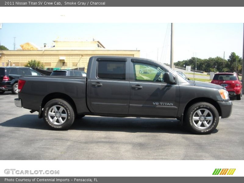 Smoke Gray / Charcoal 2011 Nissan Titan SV Crew Cab