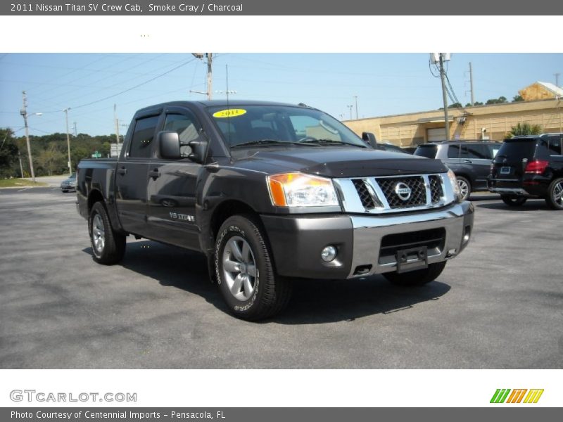 Smoke Gray / Charcoal 2011 Nissan Titan SV Crew Cab