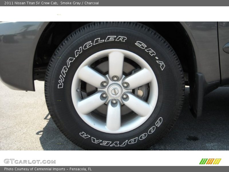 Smoke Gray / Charcoal 2011 Nissan Titan SV Crew Cab
