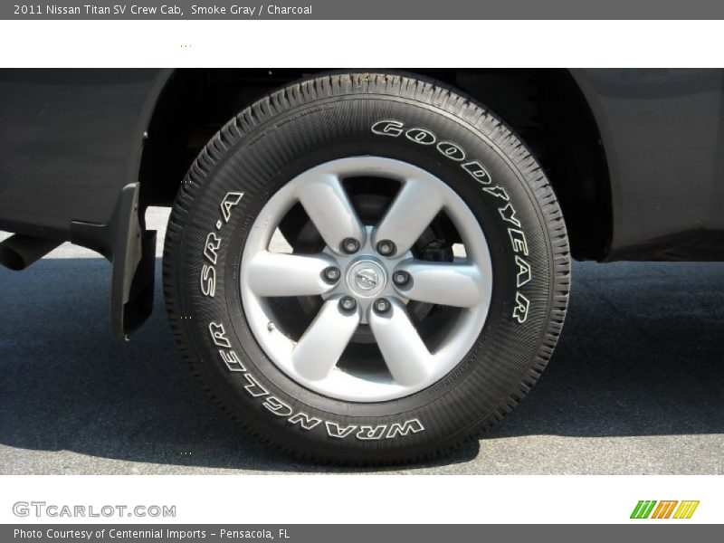 Smoke Gray / Charcoal 2011 Nissan Titan SV Crew Cab