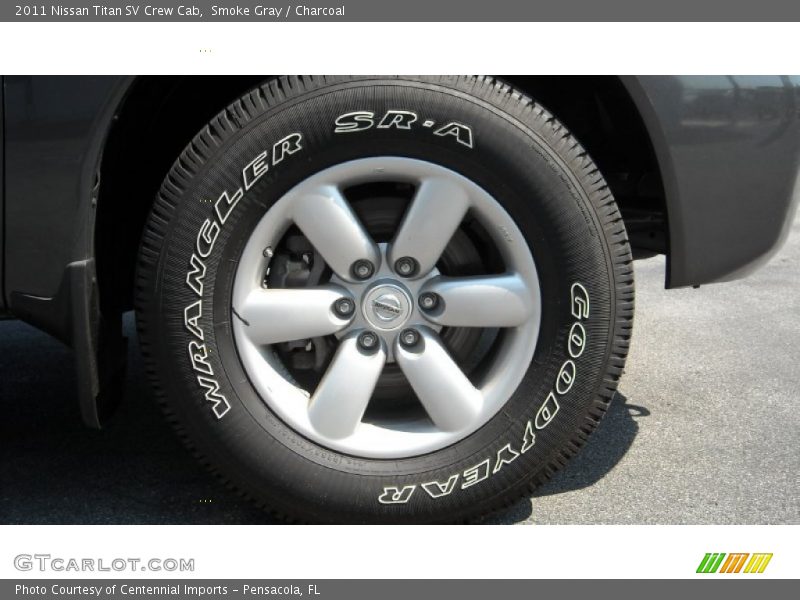 Smoke Gray / Charcoal 2011 Nissan Titan SV Crew Cab