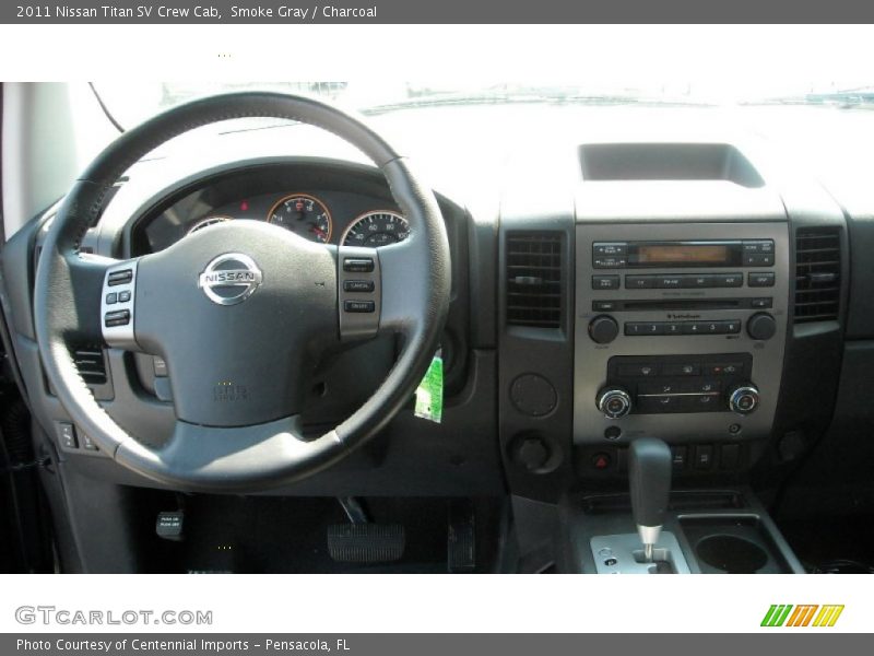 Smoke Gray / Charcoal 2011 Nissan Titan SV Crew Cab