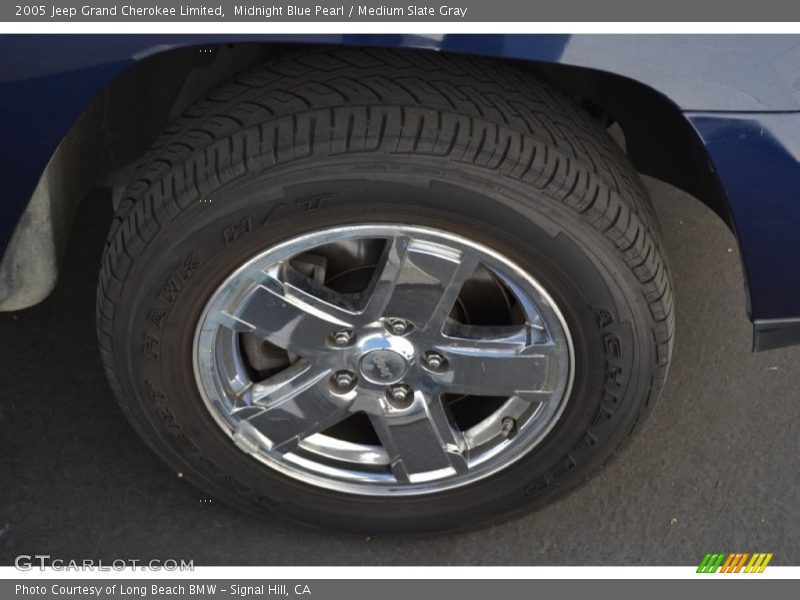 Midnight Blue Pearl / Medium Slate Gray 2005 Jeep Grand Cherokee Limited