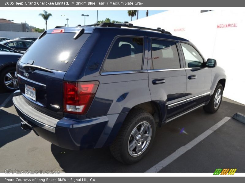 Midnight Blue Pearl / Medium Slate Gray 2005 Jeep Grand Cherokee Limited