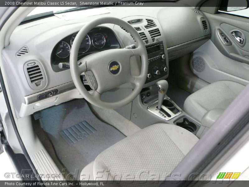 Silverstone Metallic / Titanium Gray 2008 Chevrolet Malibu Classic LS Sedan