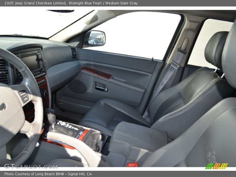 Midnight Blue Pearl / Medium Slate Gray 2005 Jeep Grand Cherokee Limited