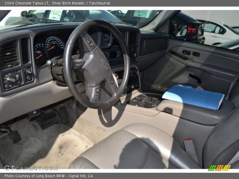 Silver Birch Metallic / Tan/Neutral 2004 Chevrolet Tahoe LT