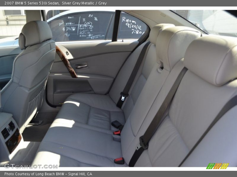 Silver Grey Metallic / Grey 2007 BMW 5 Series 530i Sedan