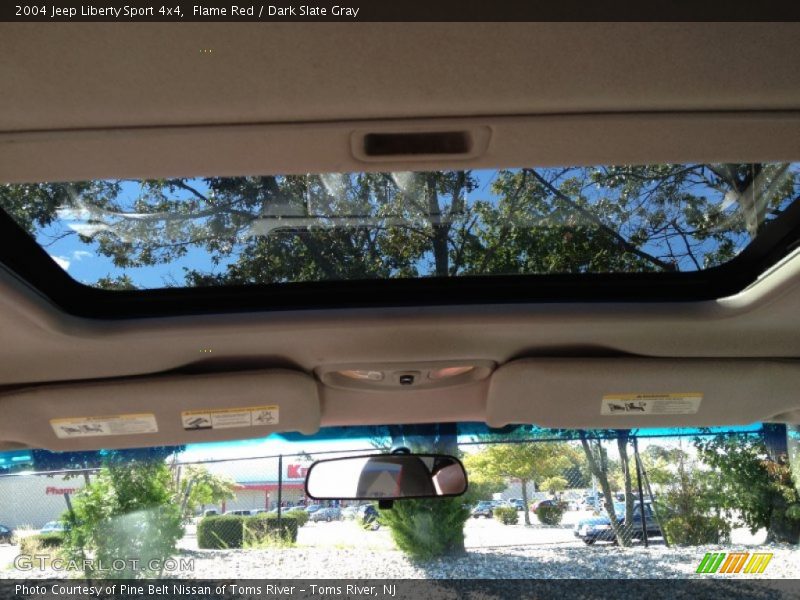 Flame Red / Dark Slate Gray 2004 Jeep Liberty Sport 4x4