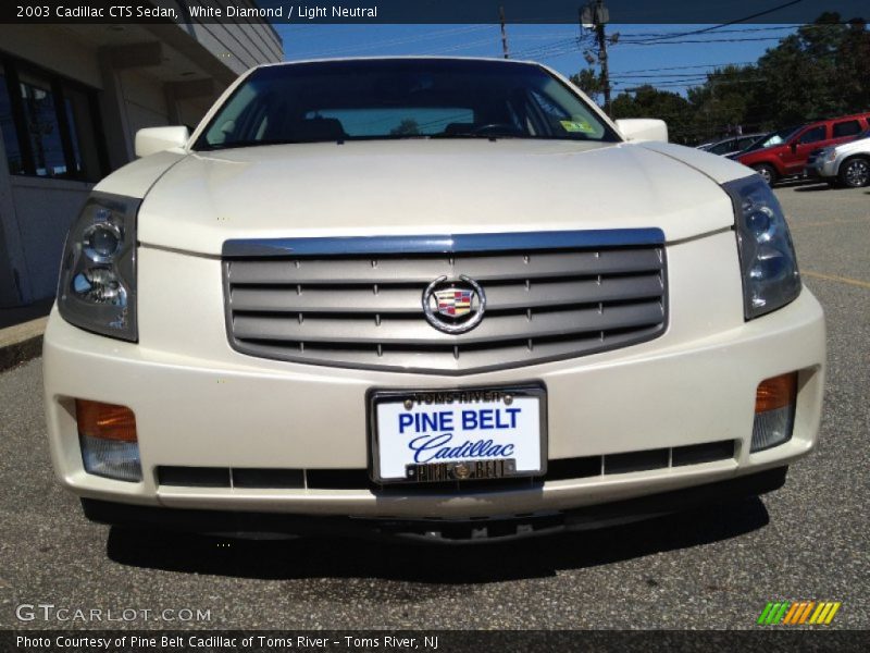 White Diamond / Light Neutral 2003 Cadillac CTS Sedan