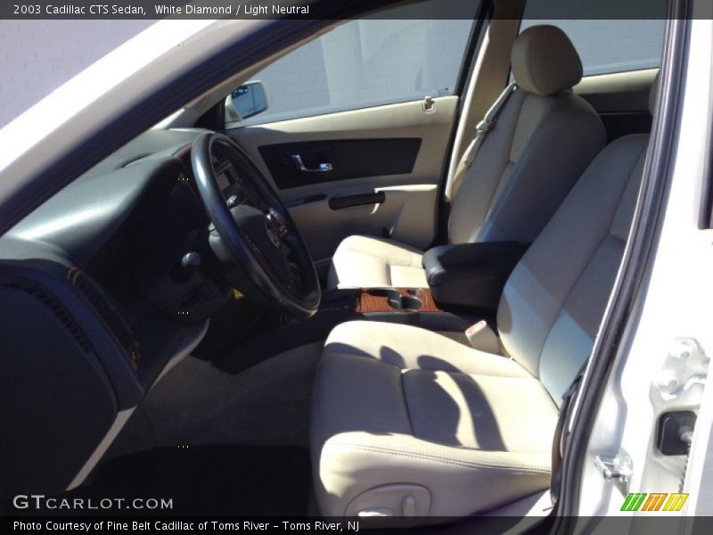 White Diamond / Light Neutral 2003 Cadillac CTS Sedan