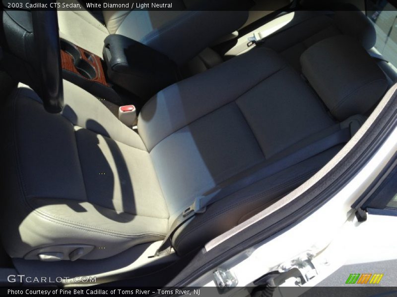 White Diamond / Light Neutral 2003 Cadillac CTS Sedan