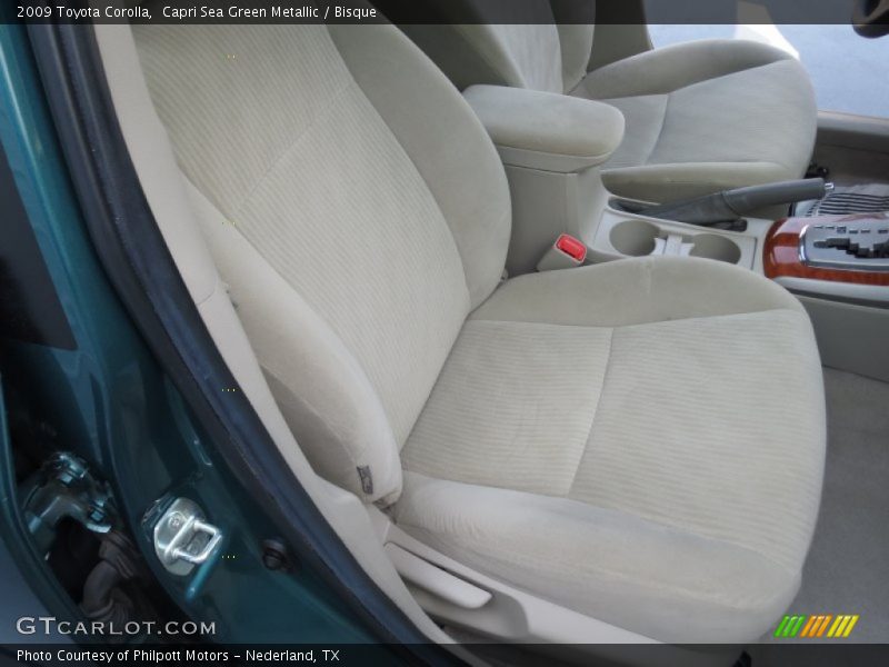 Capri Sea Green Metallic / Bisque 2009 Toyota Corolla