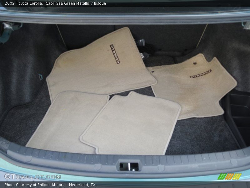 Capri Sea Green Metallic / Bisque 2009 Toyota Corolla