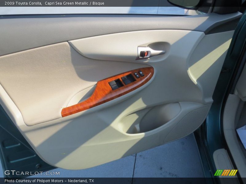 Capri Sea Green Metallic / Bisque 2009 Toyota Corolla