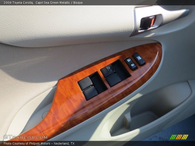 Capri Sea Green Metallic / Bisque 2009 Toyota Corolla