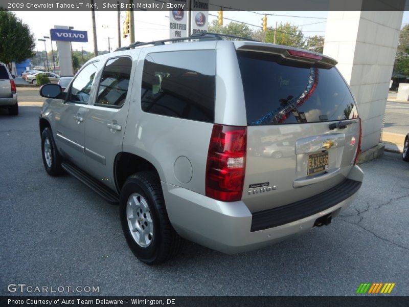 Silver Birch Metallic / Ebony 2009 Chevrolet Tahoe LT 4x4