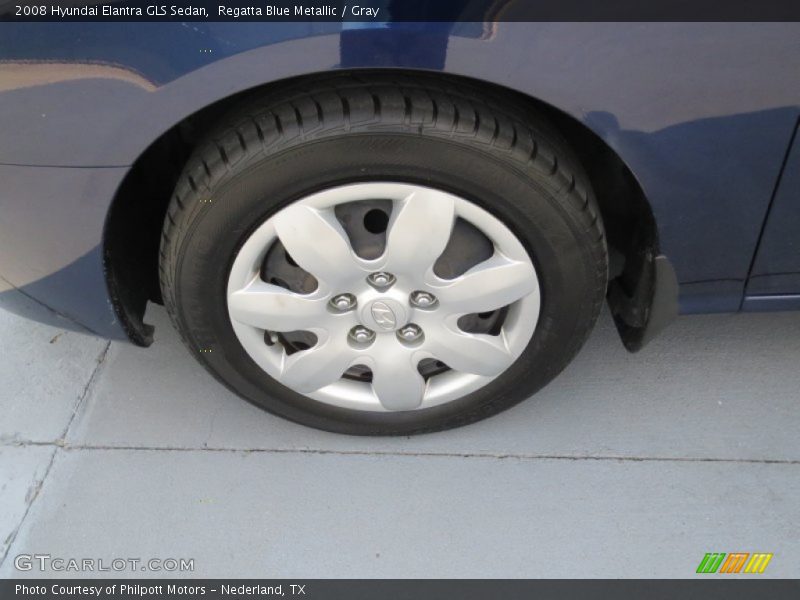 Regatta Blue Metallic / Gray 2008 Hyundai Elantra GLS Sedan
