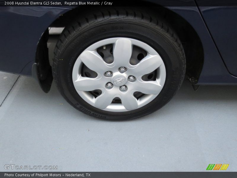 Regatta Blue Metallic / Gray 2008 Hyundai Elantra GLS Sedan