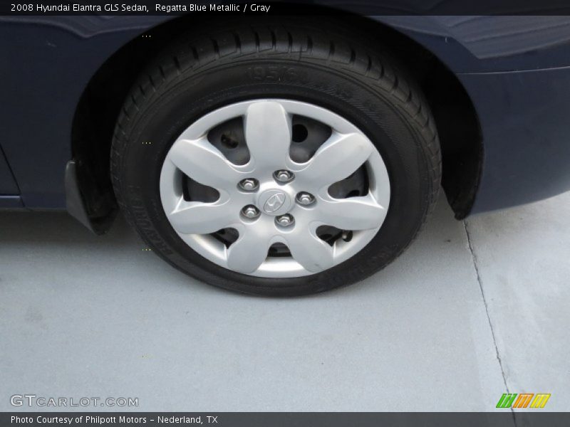 Regatta Blue Metallic / Gray 2008 Hyundai Elantra GLS Sedan