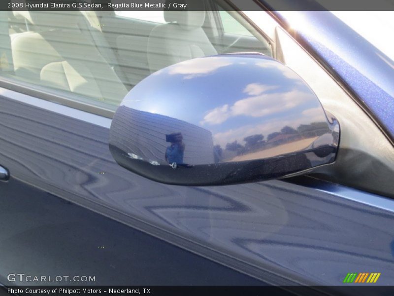 Regatta Blue Metallic / Gray 2008 Hyundai Elantra GLS Sedan