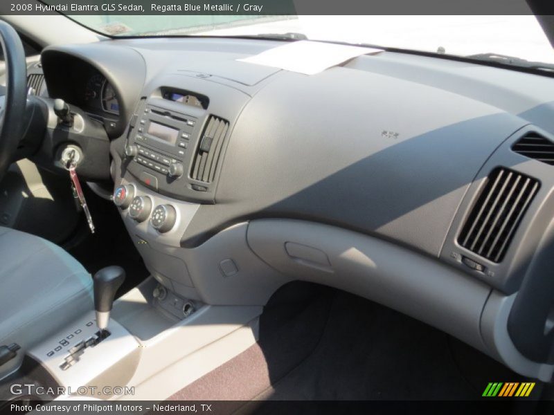 Regatta Blue Metallic / Gray 2008 Hyundai Elantra GLS Sedan