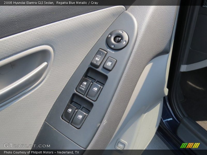 Regatta Blue Metallic / Gray 2008 Hyundai Elantra GLS Sedan