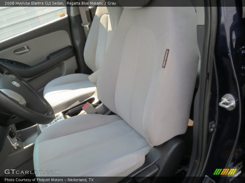 Regatta Blue Metallic / Gray 2008 Hyundai Elantra GLS Sedan