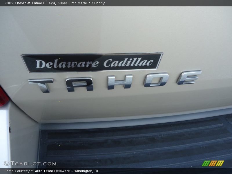 Silver Birch Metallic / Ebony 2009 Chevrolet Tahoe LT 4x4