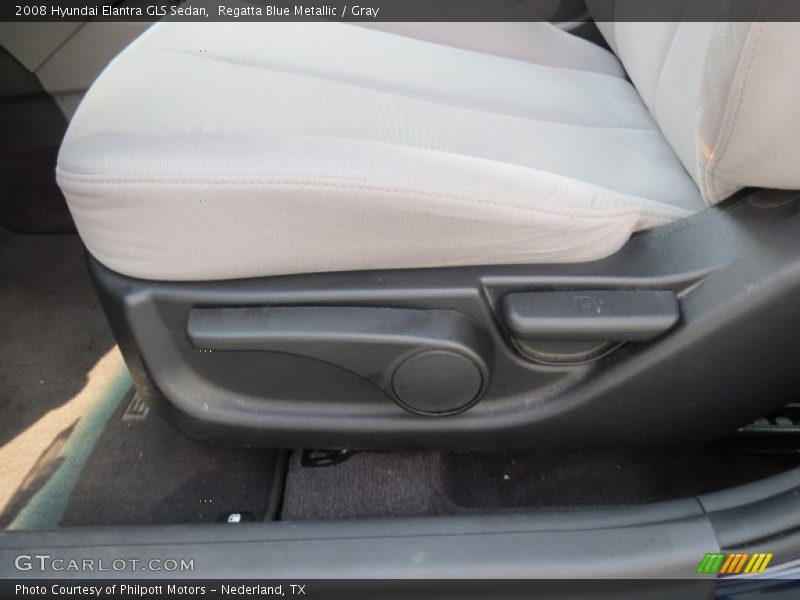 Regatta Blue Metallic / Gray 2008 Hyundai Elantra GLS Sedan