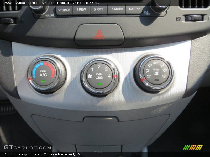Regatta Blue Metallic / Gray 2008 Hyundai Elantra GLS Sedan