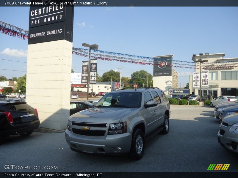 Silver Birch Metallic / Ebony 2009 Chevrolet Tahoe LT 4x4