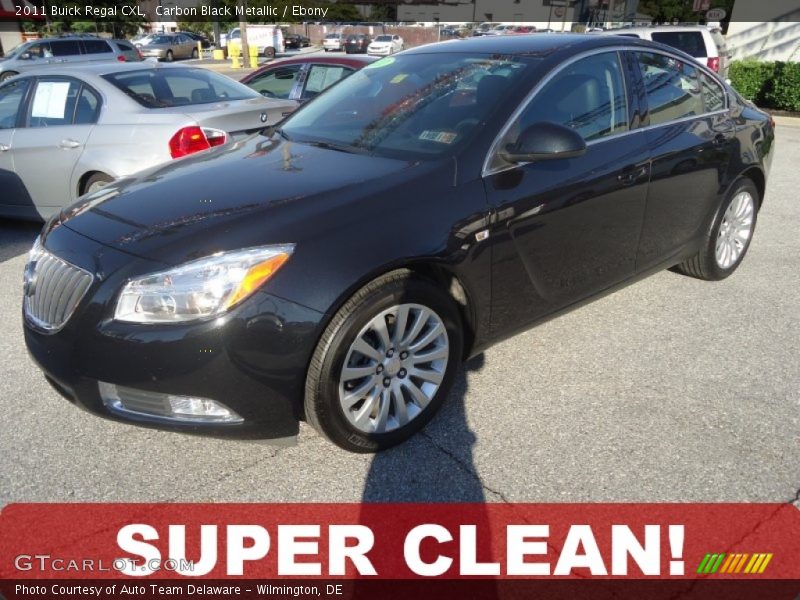 Carbon Black Metallic / Ebony 2011 Buick Regal CXL