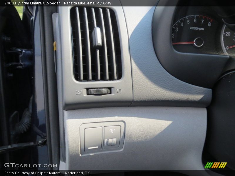 Regatta Blue Metallic / Gray 2008 Hyundai Elantra GLS Sedan