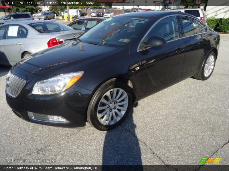 Carbon Black Metallic / Ebony 2011 Buick Regal CXL