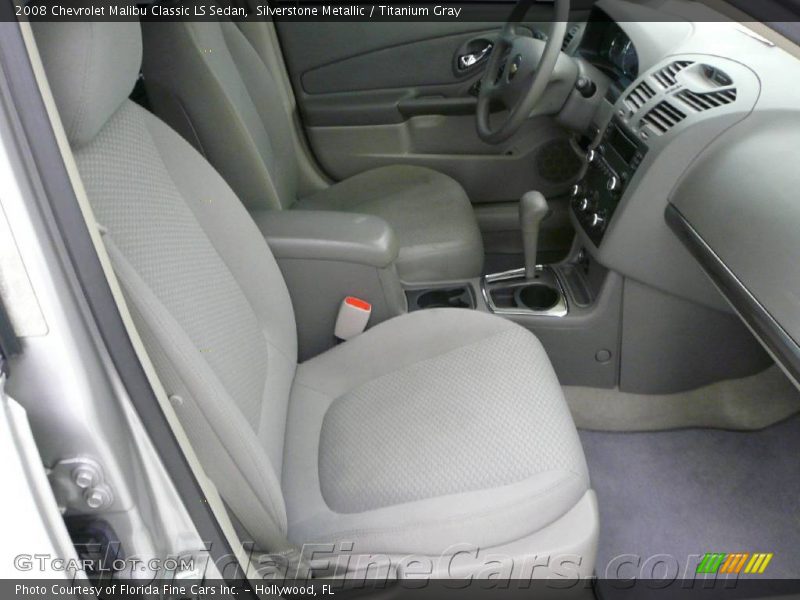 Silverstone Metallic / Titanium Gray 2008 Chevrolet Malibu Classic LS Sedan